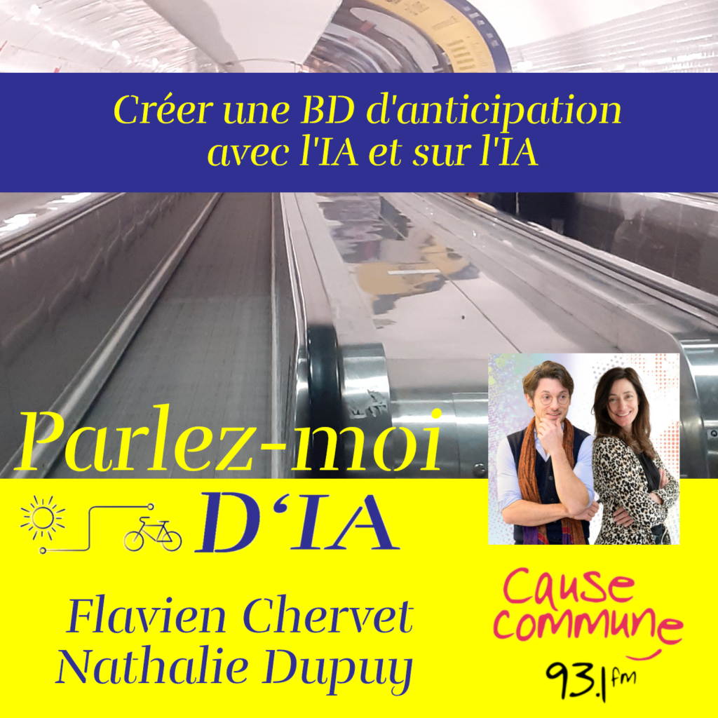 #99 – HELO, BD d’anticipation IA créée avec l’IA avec Flavien Chervet et Nathalie Dupuy