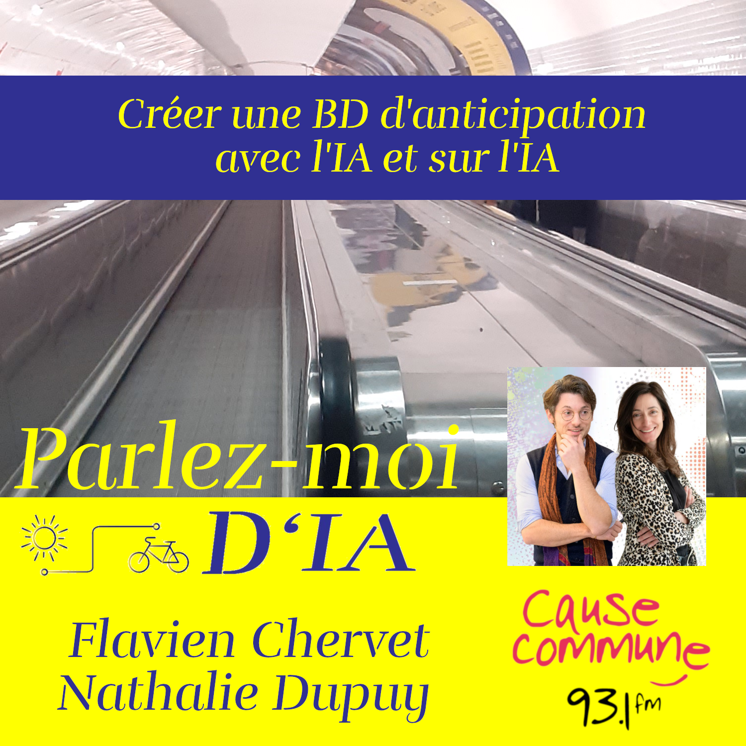 #99 – HELO, BD d’anticipation IA créée avec l’IA avec Flavien Chervet et Nathalie Dupuy